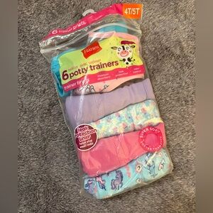 Hanes Girls' Trainer Briefs Pack - Pink, Purple, Blue